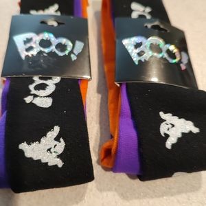 Halloween Head BandsTwo  identical packagesorange purple black lot of 3-3 Ha